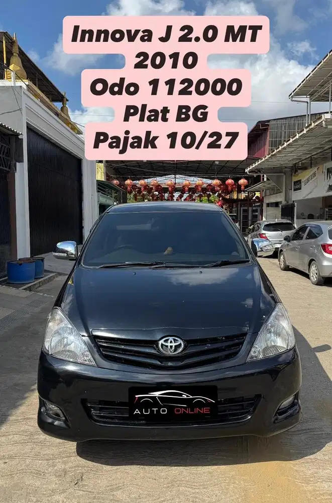 Toyota Innova J 2.0 Bensin M/T 2010