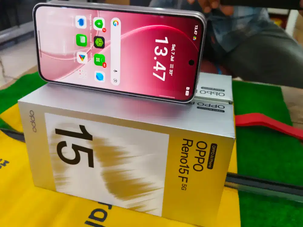 Oppo reno 15F 8/256 GB mulus no minus lengkap ori