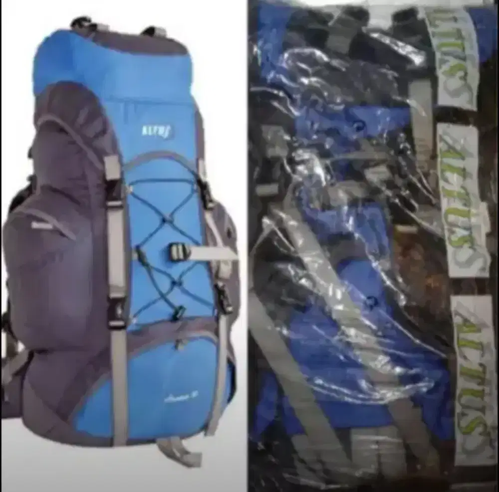 Ransel naik gunung buatan spanyol ukuran 80Liter origin murah