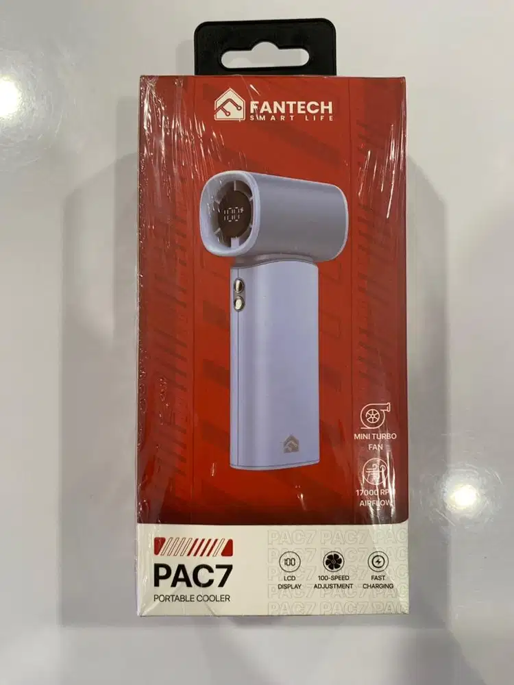 Kipas Fantech Portable PAC 7 Blue