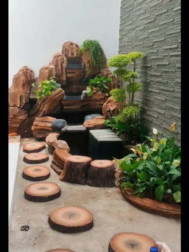 Pembuatan taman rumah