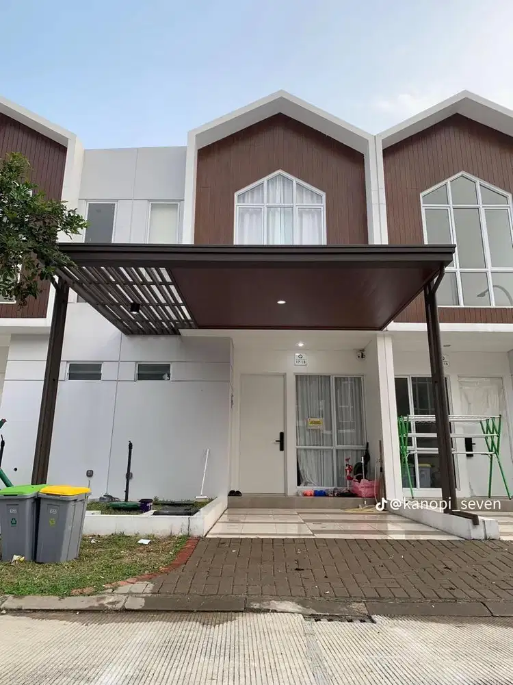 Pemasangan kanopi minimalis