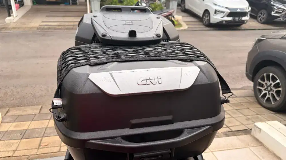 GIVI E43 ADV Original 43L Lengkap Backrest Cargo Net Baseplate
