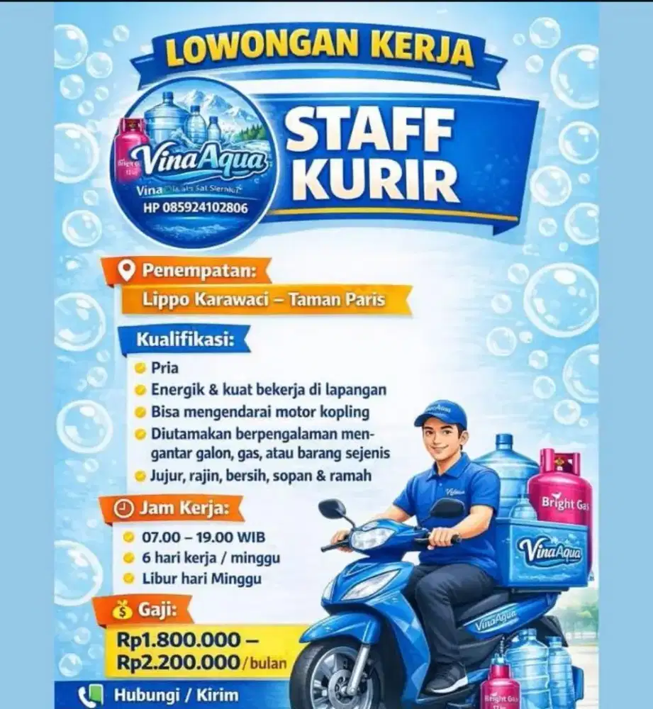 KURIR GALON DAN GAS