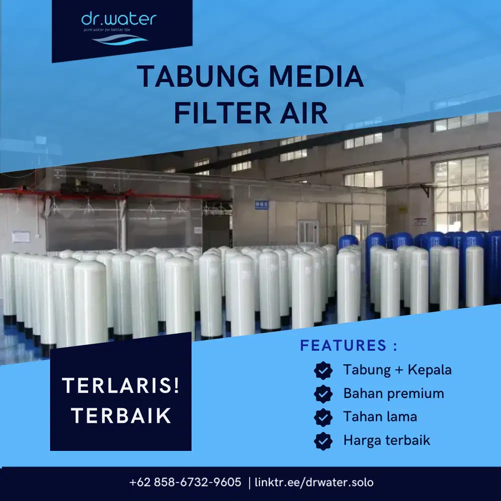 BARANG CEPAT HABIS, Booking Tabung Media Filter Air DR WATER SOLO Seka