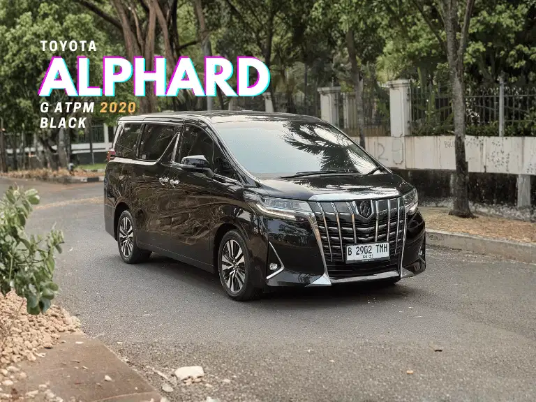 TOYOTA ALPHARD G TSS ATPM 2020 HITAM
