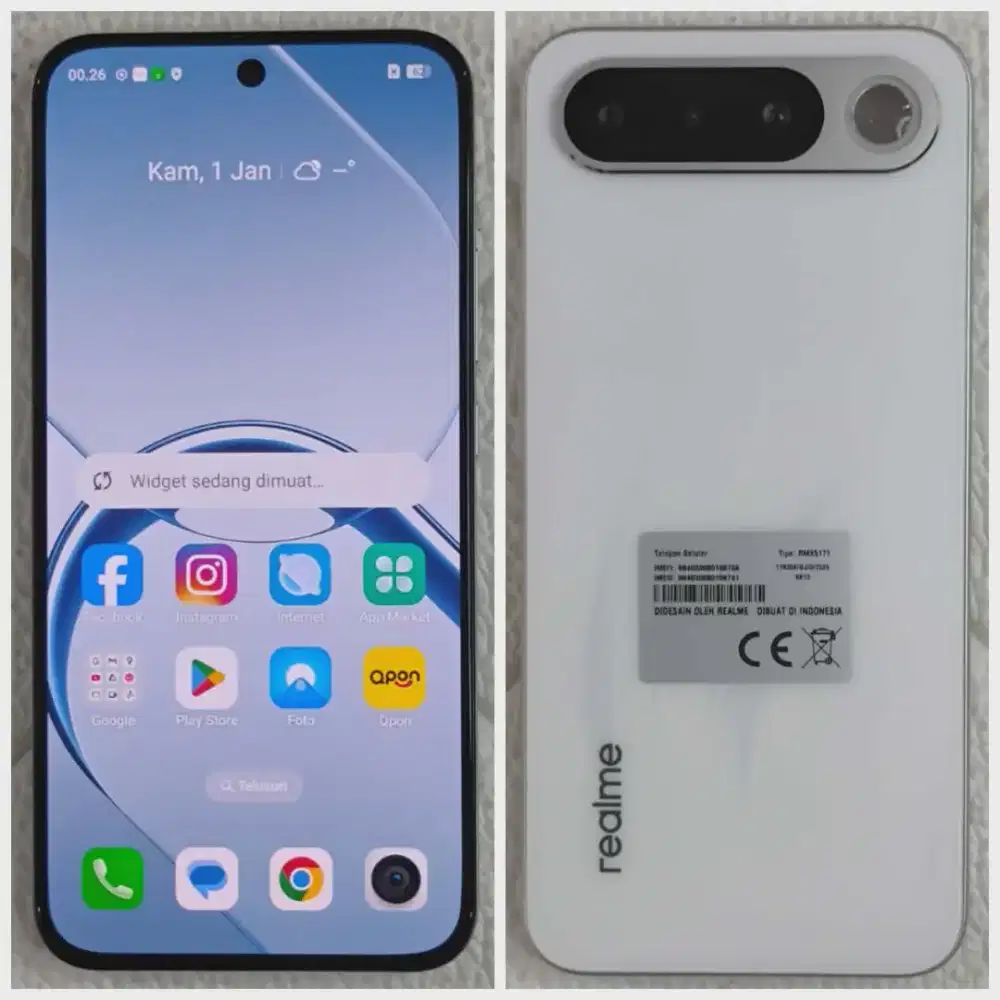 REALME 16 5G RAM 12/256 FULLSET SUPER MULUS LIKE NEW NO MINUS