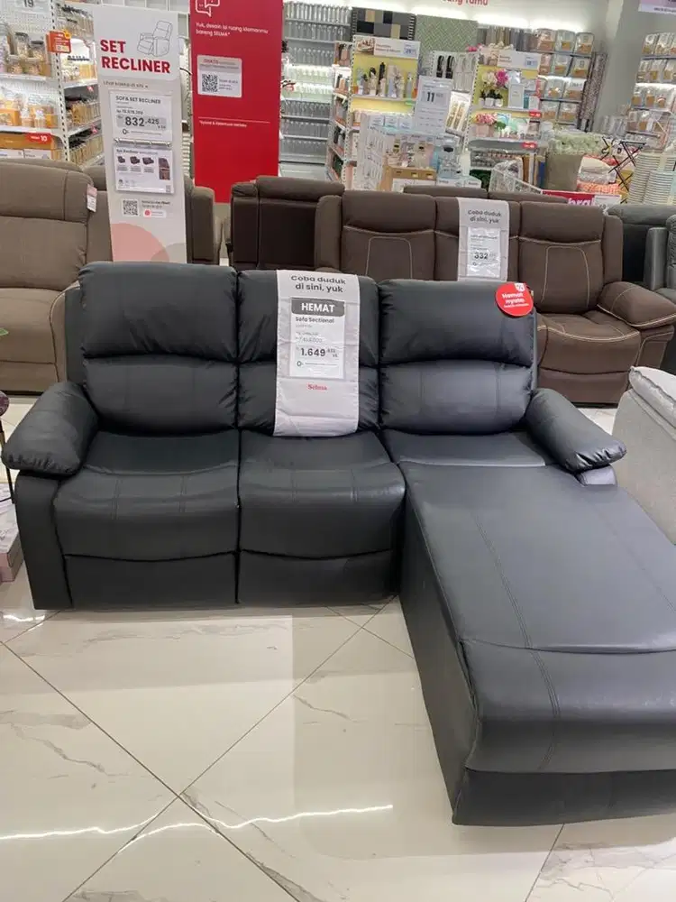 sofa L liverton black