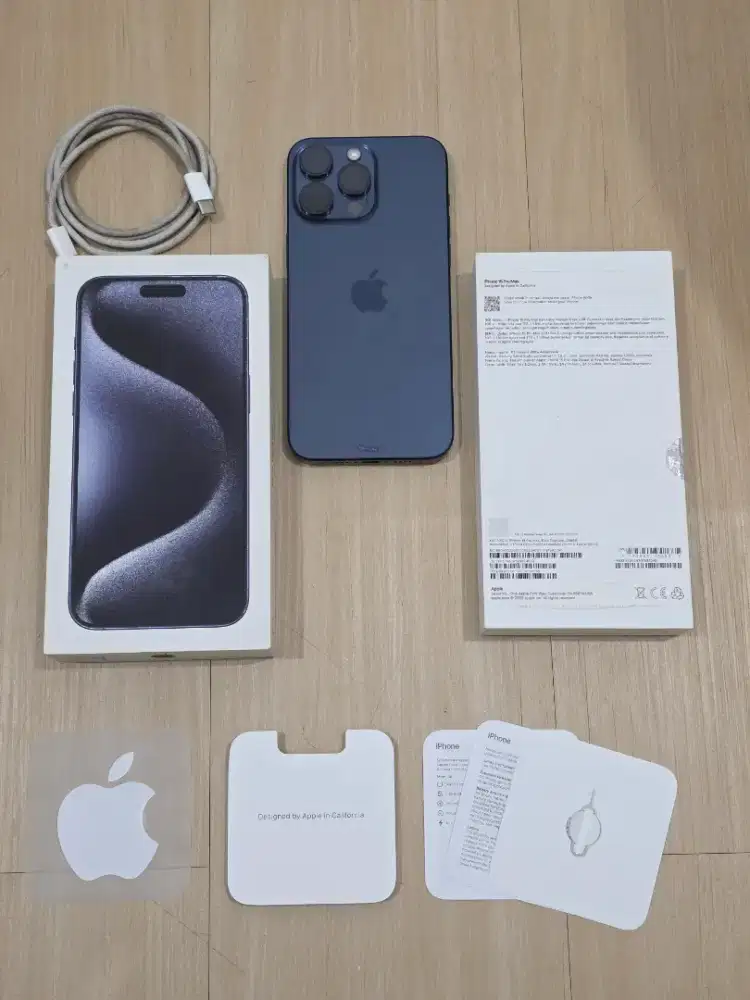 IPhone 15 Pro max 256GB Bh85% eks resmi fullset ori