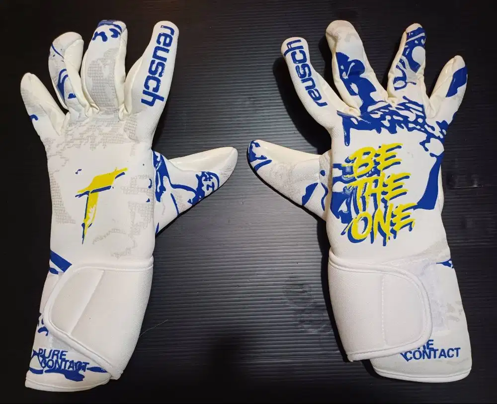 Sarung Tangan Kiper Bola Reusch Be The One Pure Contact Silver (Size