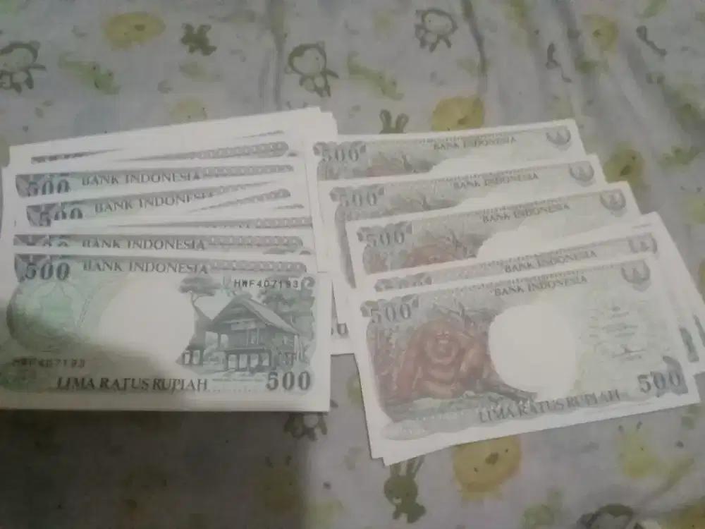 Jadul monyet 500 rupiah tahun 1992