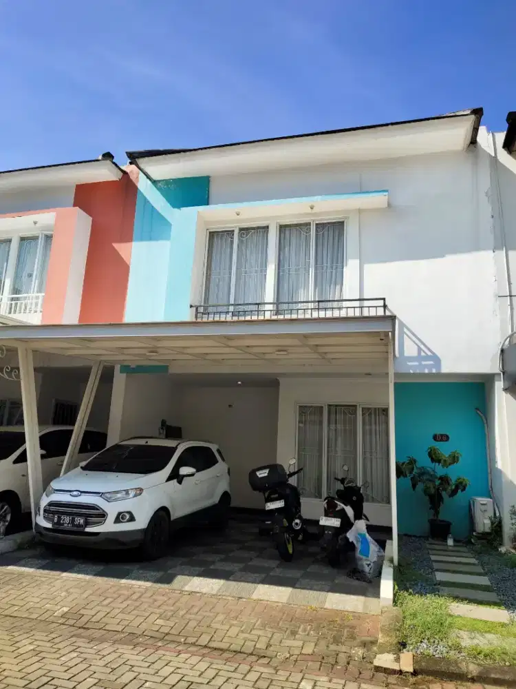 Rumah Siap Huni 2 Lantai Pamulang Walikota Tangsel SHM Carport 2 Mobil