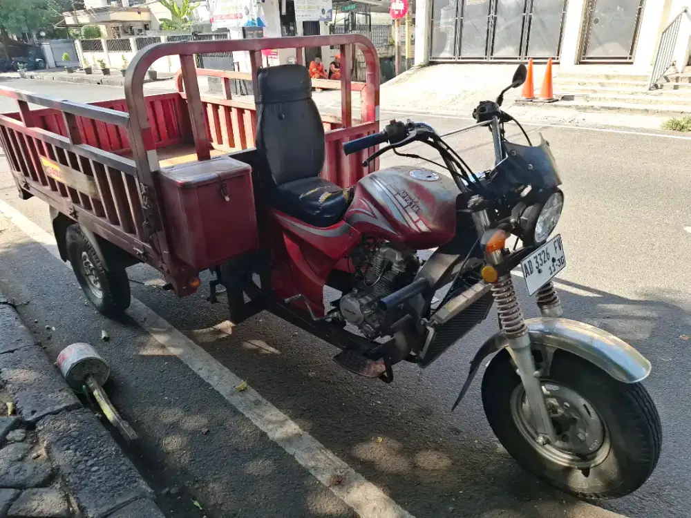 Gajah app KTM 200 CC, motor roda3 viar buat angkutan usaha Oke roda 3.
