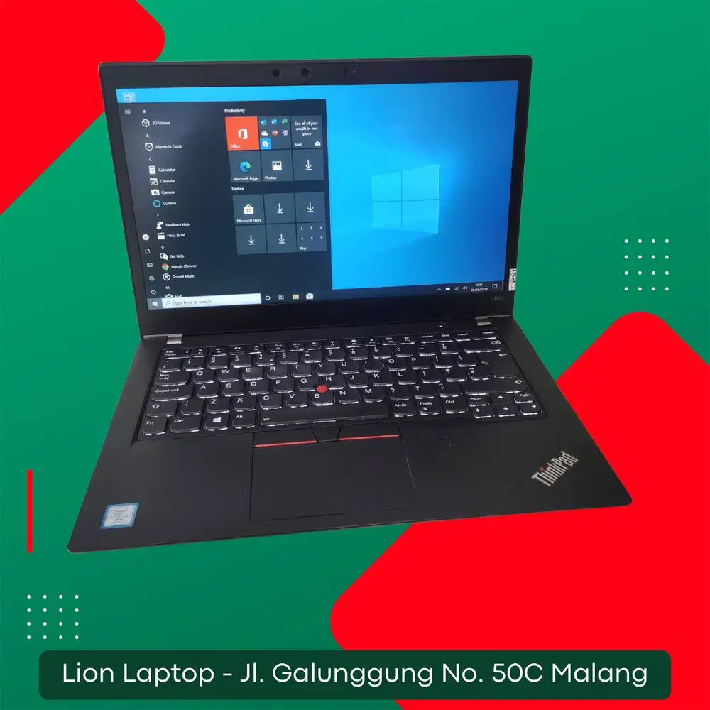 RAM 8GB Core i5 gen 8 Lenovo Thinkpad T480s SLIM [10|07]