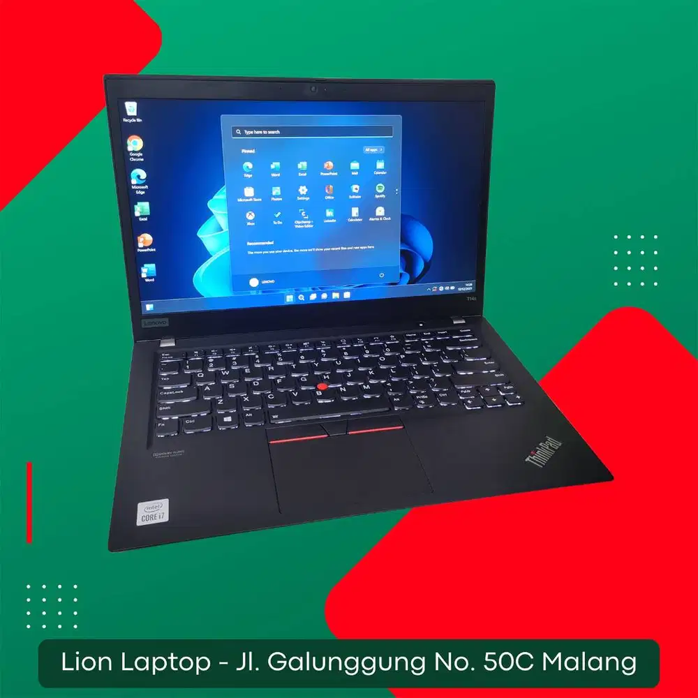 RAM 16GB Core i7 Gen 10 Slim SSD 256GB Lenovo Thinkpad T14S [10|07]