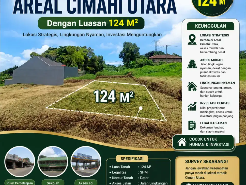Kavling Cimahi Utara Suasana Tenang Aman Dan Cocok Hunian