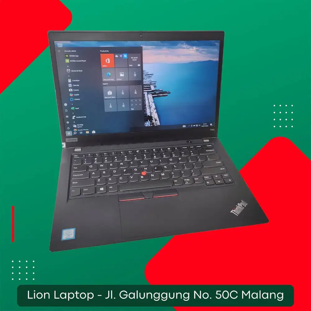 Double VGA NVIDIA Core i5 8/256 Slim Lenovo Thinkpad T490 [10|07]