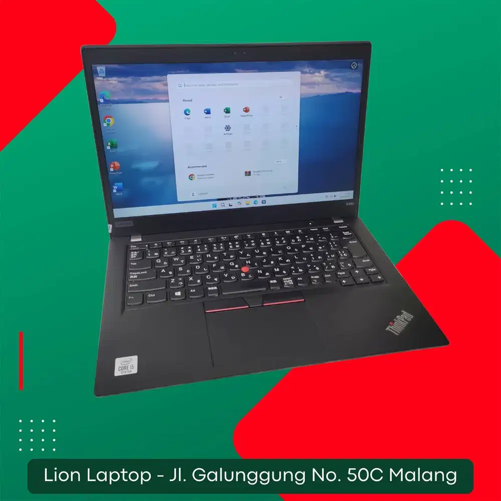 i5 GEN 10 Murah RAM 8GB Lenovo Thinkpad X390 [10|07]