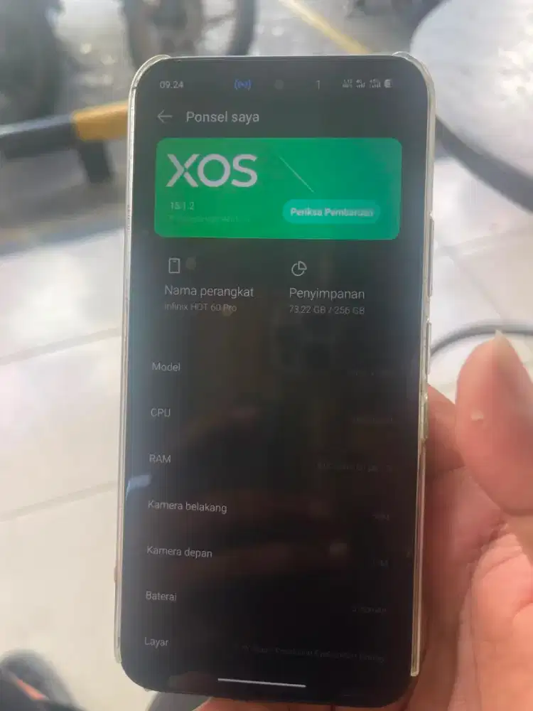Infinix hot 60 pro 8+256 Lengkap dus book
