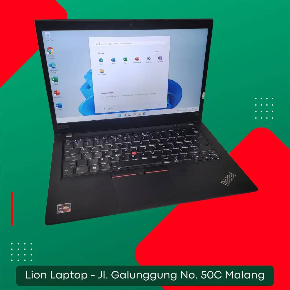 AMD Ryzen 5 PRO 8/256 VGA 2GB Lenovo Thinkpad T495 [10|07]