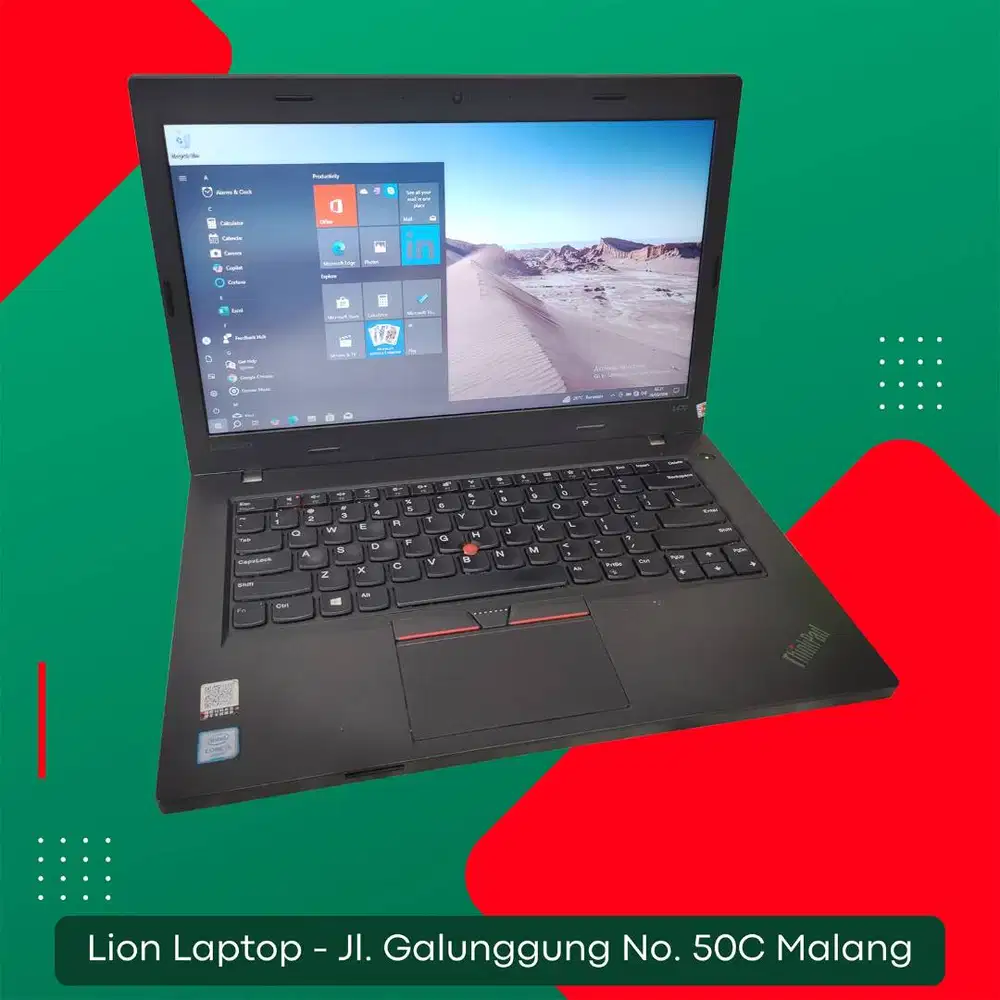 Double VGA Core i5 RAM 8 SSD Lenovo Thinkpad L470 [10|07]