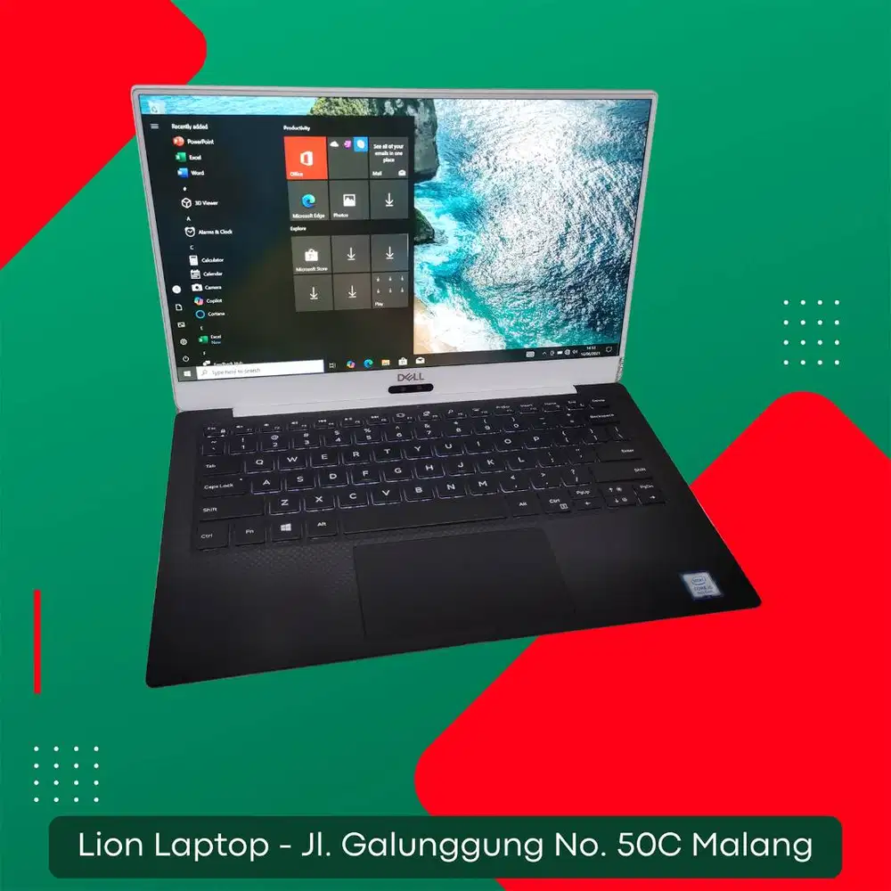 Slim & Ringan Core i5 RAM 8 SSD 256 DELL XPS 13 9370 [10|07]