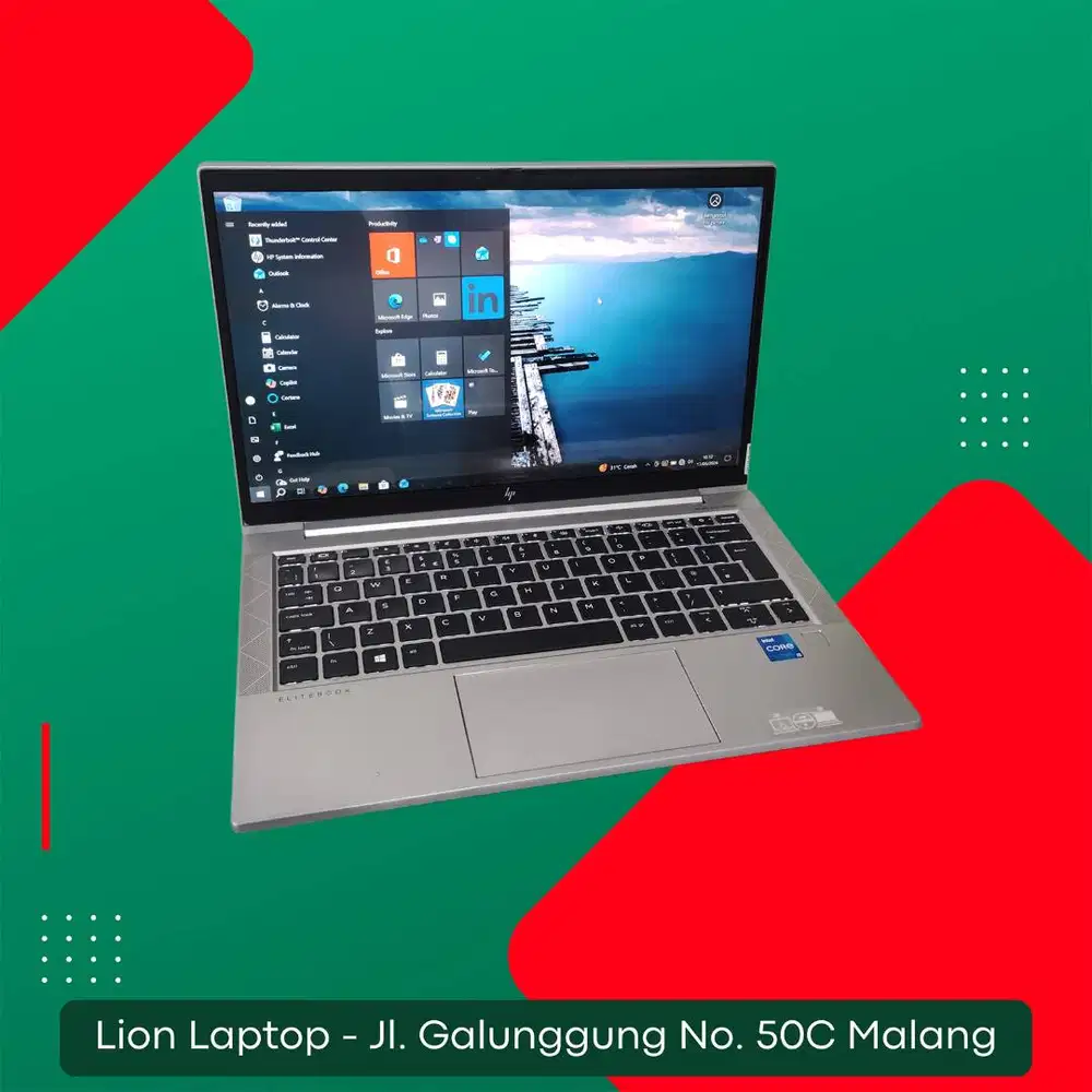 Alumunium Body Core i5 Gen 11 8/256 Slim HP Elitebook 830 G8 [10|07]