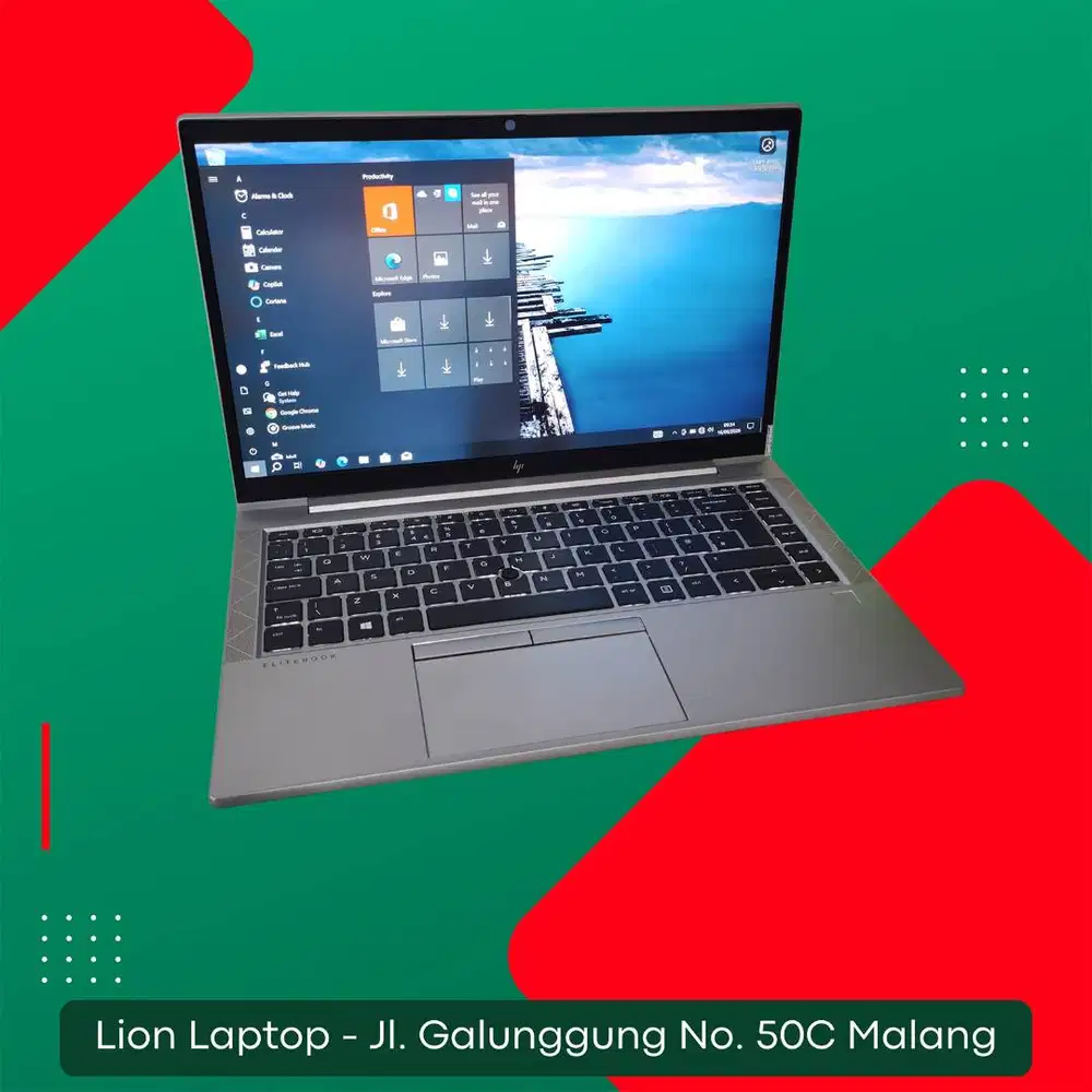 RAM 16GB Alumunium Body Core i5 Gen 10 HP Elitebook 830 G7 [10|07]
