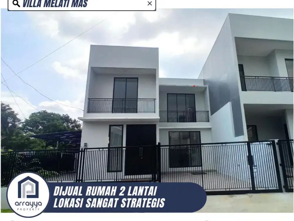 DIJUAL RUMAH CANTIK 2 LANTAI VILLA MELATI MAS (EN653)