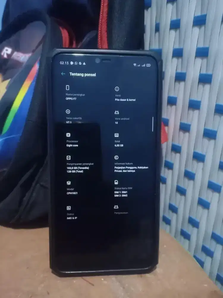 Oppo F7 6/128 Nominuss Hp Chasan aja