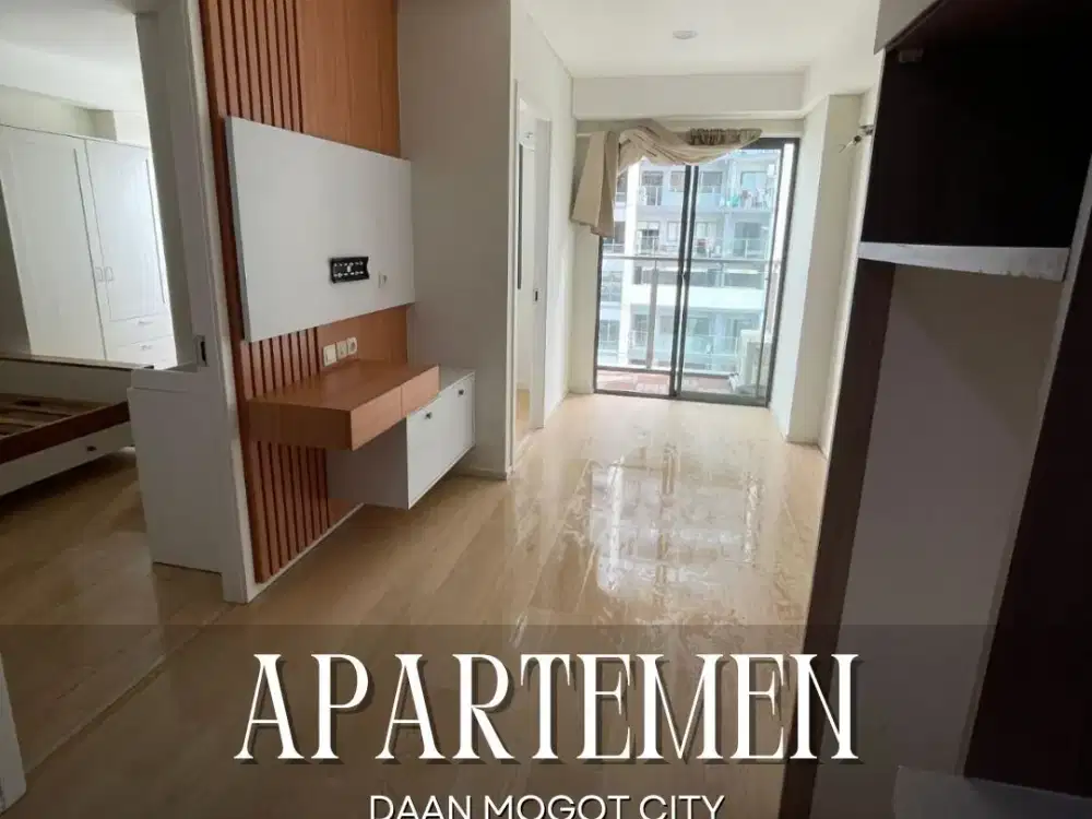 DIJUAL MURAH APARTEMEN DAAN MOGOT CITY (DAMOCI) TOWER BLUEJAY 2BR SEMI FURNISHED DI JAKARTA BARAT