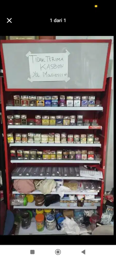 Rak rokok display Gercep aja