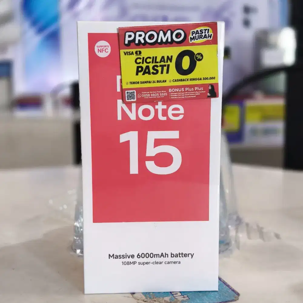 Redmi note 15,ram 8/256 bisa tanpa dp