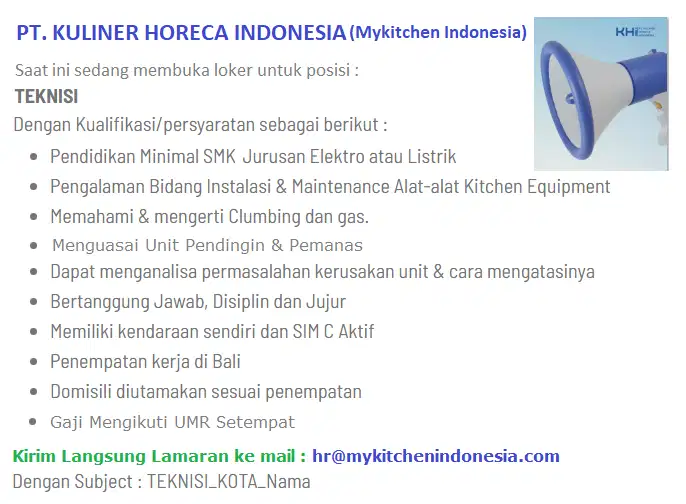 Teknisi Equipment