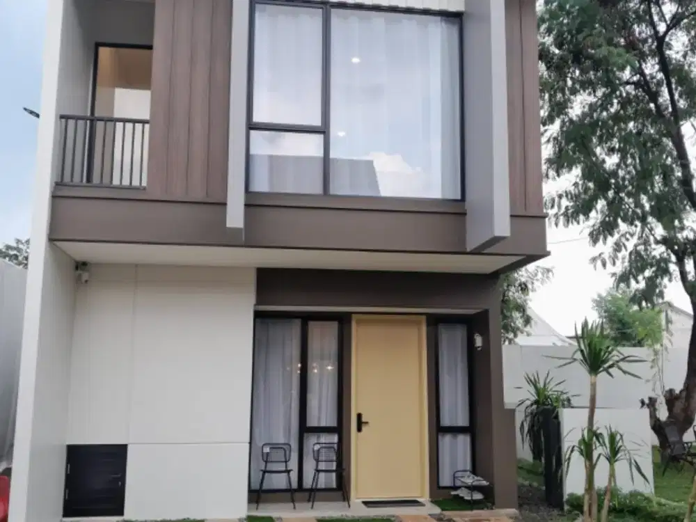 Rumah 2 lantai Free Dp Aksara homes dekat MRT Lebak Bulus