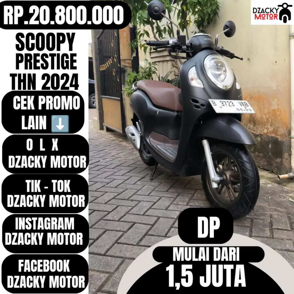 SCOOPY PRESTIGE 2024 SECOND LIKE NEW