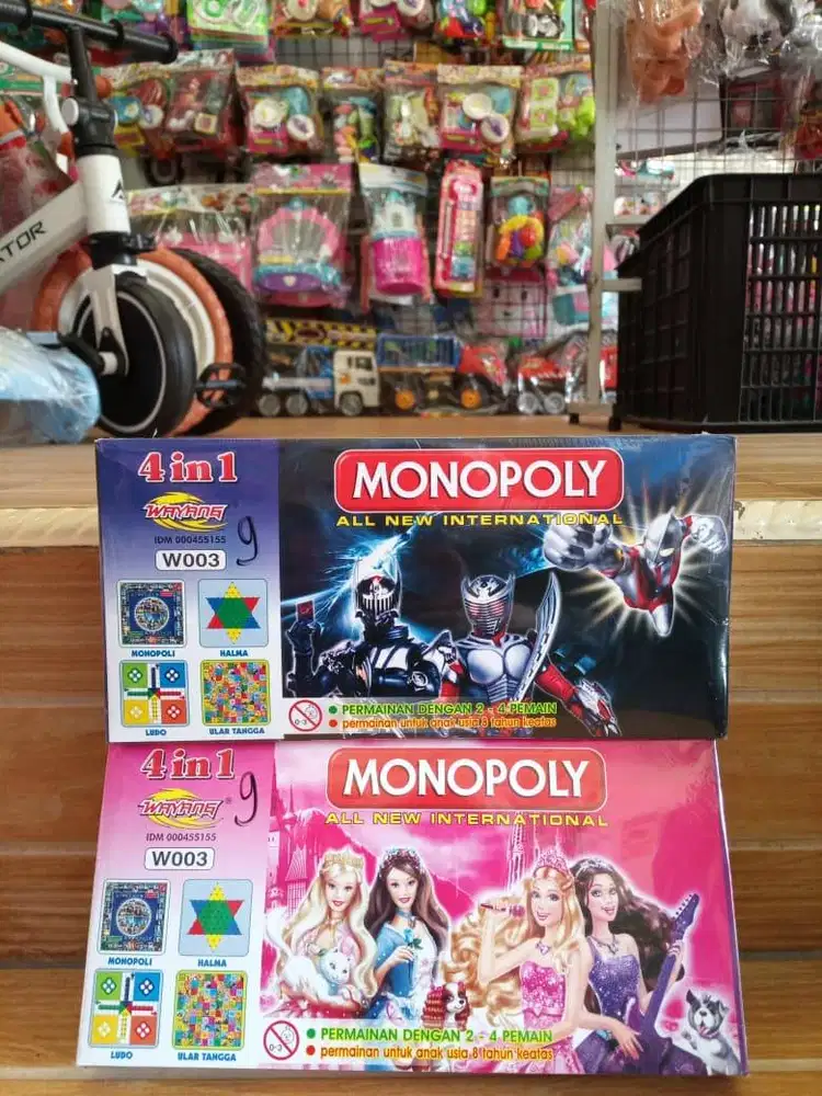 mainan anak monopoli kecil