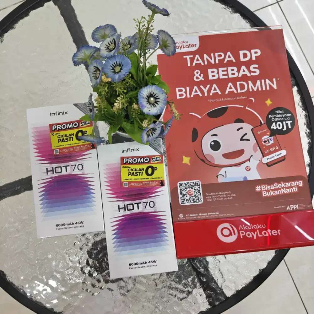 Infinix Hot 70 Terbaru Baterai 6000mAh Garansi Resmi Bisa Tukar Tambah
