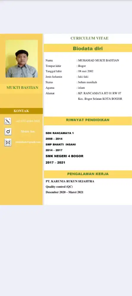 DRIVER PRIBADI / BARANG