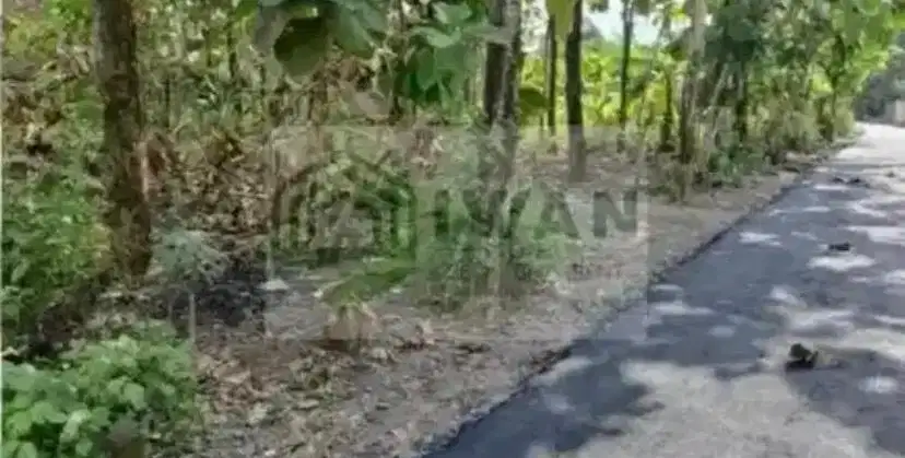 Tanah Kering/Pekarangan Siap Bangun Hadap Jalan Aspal