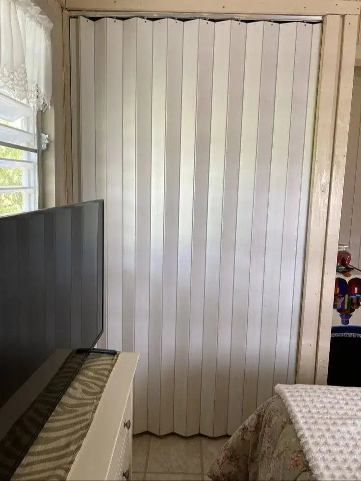 Terima pasang pintu lipat pvc serbaguna | folding door pvc