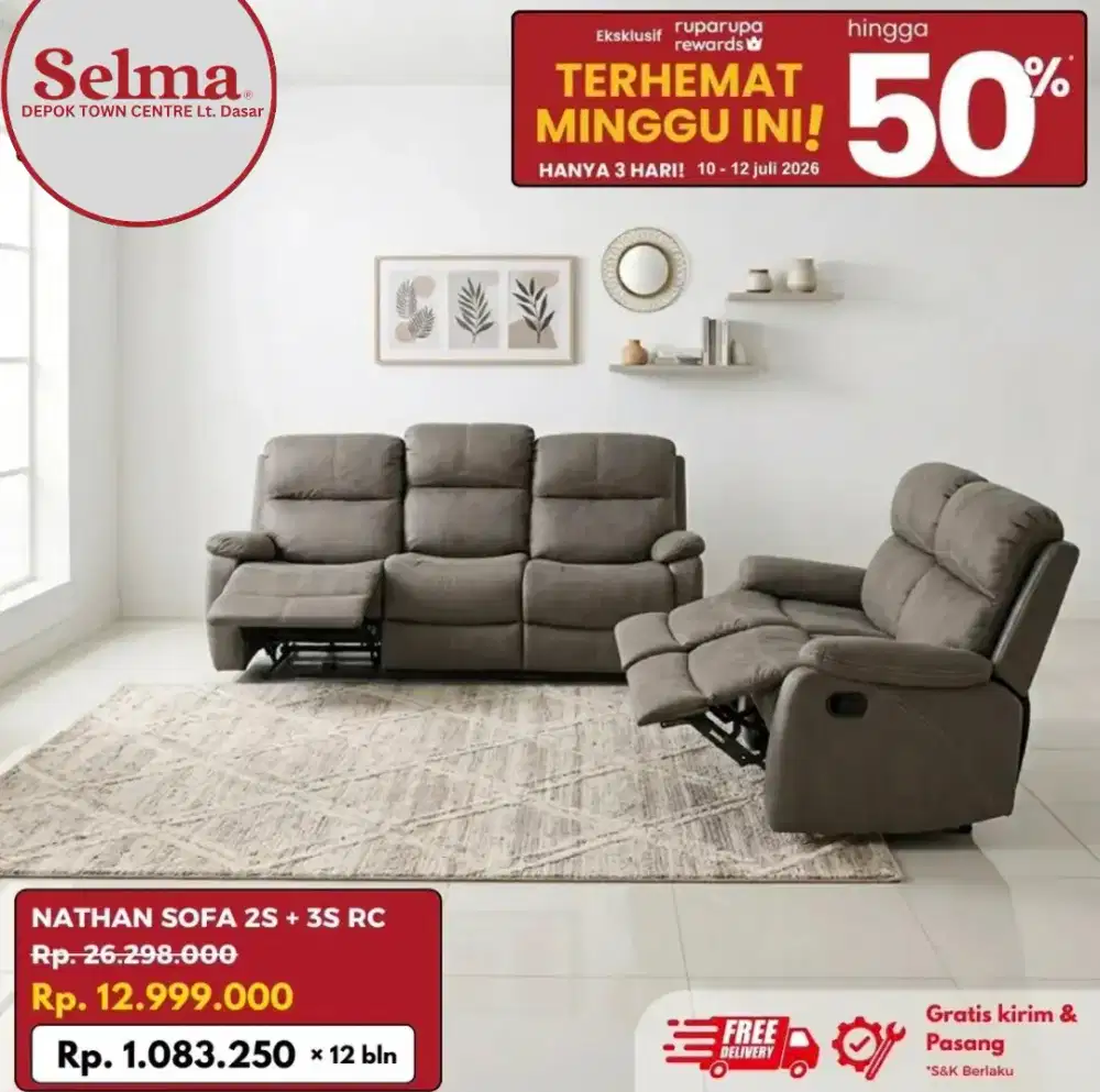 Sofa Set Santai Selma by Informa