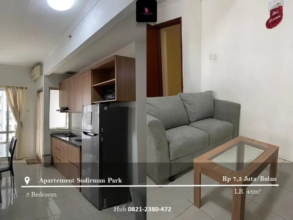 Disewakan Apartement Sudirman Park Low Floor 2BR Full Furnished
