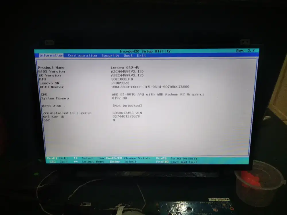 beli laptop rusak mati matot error hang minus