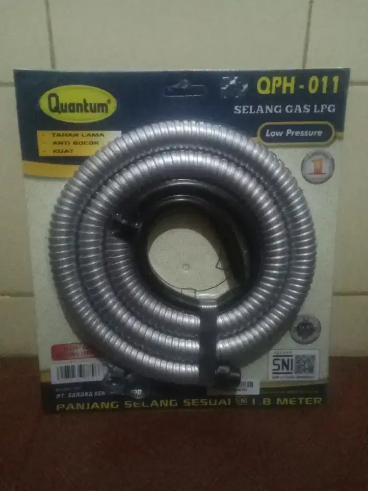 Selang gas baru