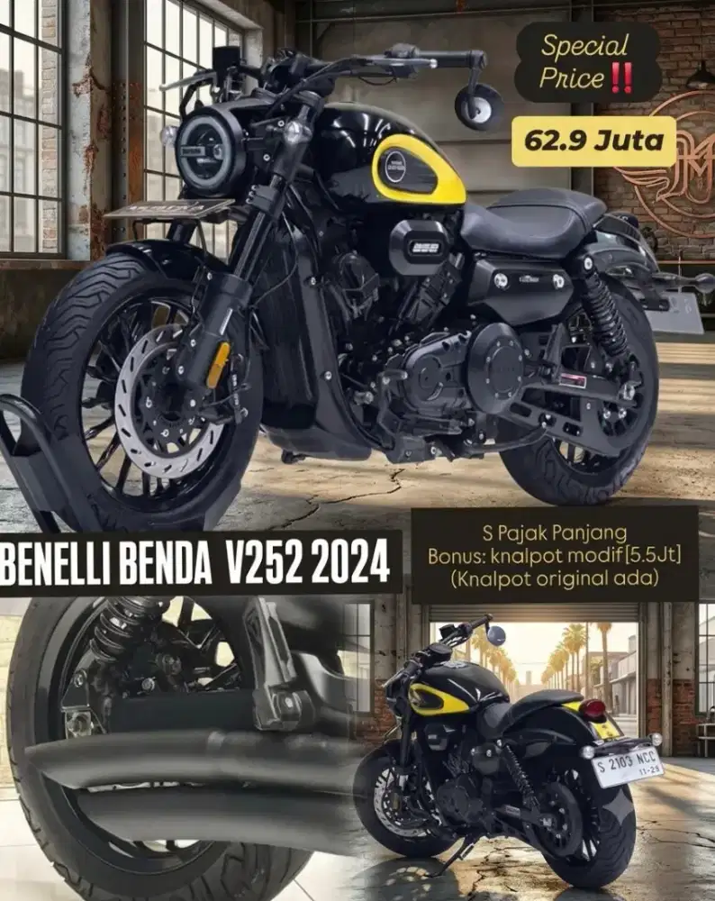 SPECIAL PRICE PROMO‼️KEEEAY BENDA 252V 2024 MULUS NOPOL S PAJAK BARU