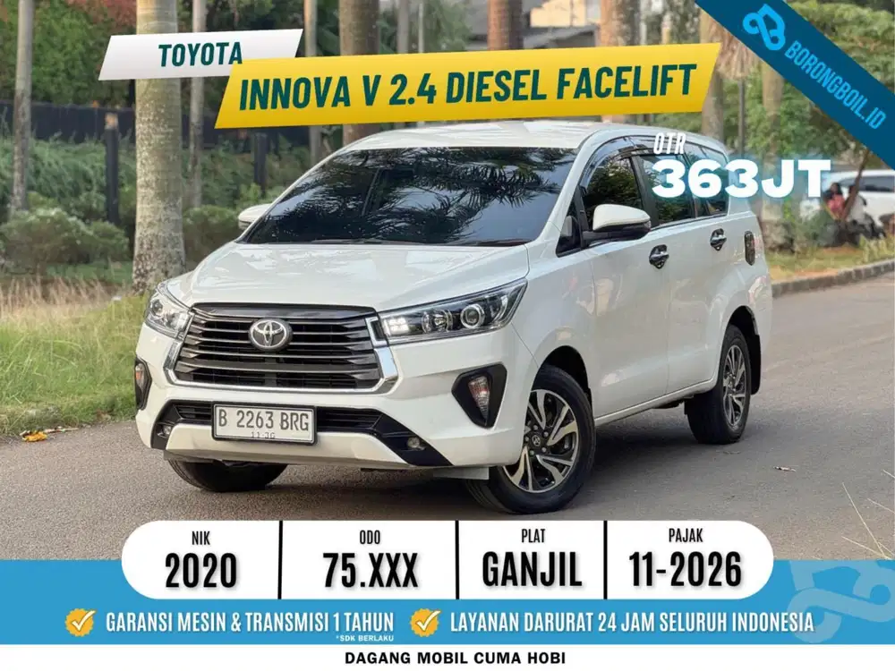 TOYOTA INNOVA 2.4 V AT DIESEL 2020 FACELIFT