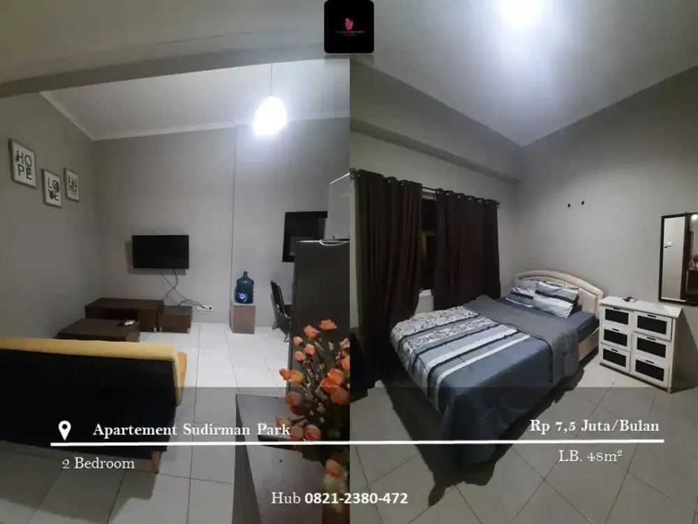 Disewakan Apartement Sudirman Park Low Floor 2BR Full Furnished