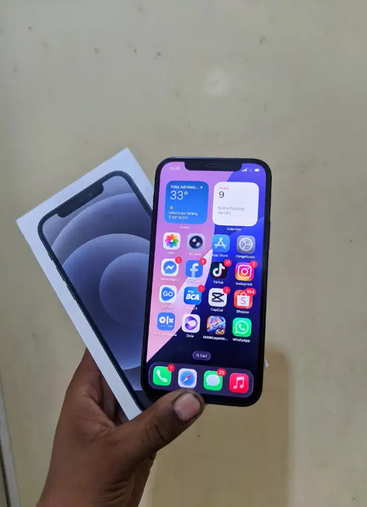 Iphone 12 fulset 5G no minus apik siap pakai