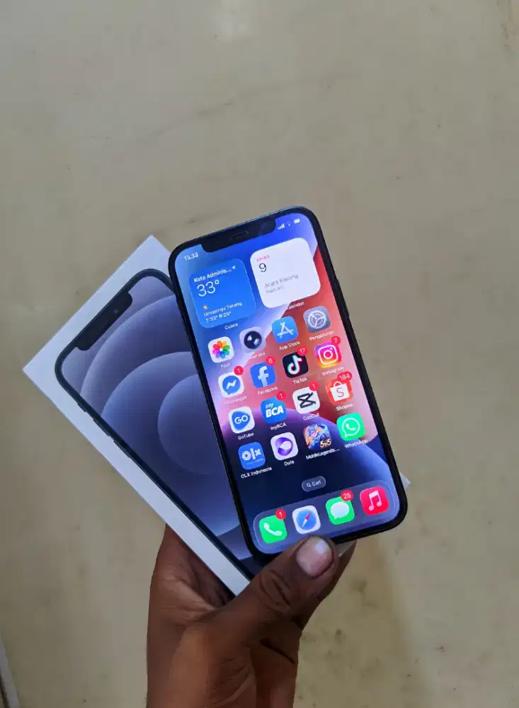 Iphone 12 fulset 5G no minus apik siap pakai